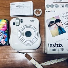 instax mini25 ホワイト + film10 sheets