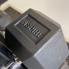 インスパイアフィットネス ヘックスラバー ダンベル 12個セット ラック付き