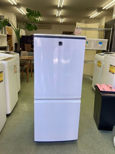 【リサイクルショップ　ピカソ　小松原】SHARP ノンフロン２ドア  168Lファン式 冷凍冷蔵庫 2015年製SJ-14E2★9179★