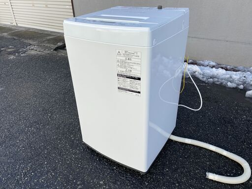 ★動作〇★ 洗濯機 東芝 AW-45M7 4.5kg 2019年製 550×534×934mm