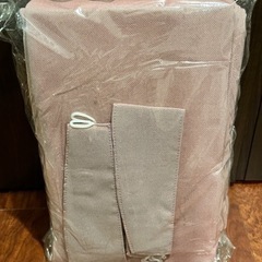 【一級遮光カーテン】新品　タッセル付き　2枚組　ピンク
