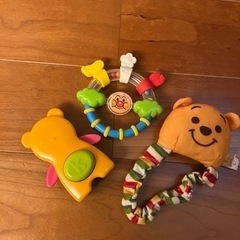 新生児 おもちゃ 3点セット アンパンマン プーさん