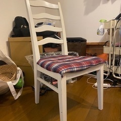 【あげます】IKEA イケア　チェア　椅子　白　かわいい