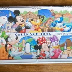 【東京ディズニーリゾート公式】カレンダー2024年　限定