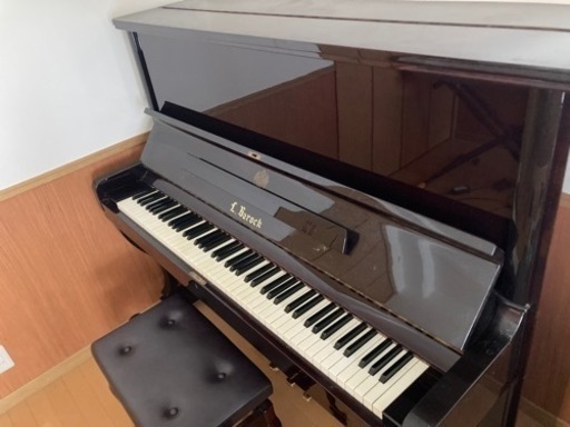 アップライトピアノ(L.Barock)椅子セット※象牙 ドイツ製アップライト