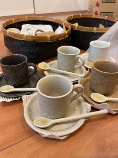陶器エスプレッソカップセット