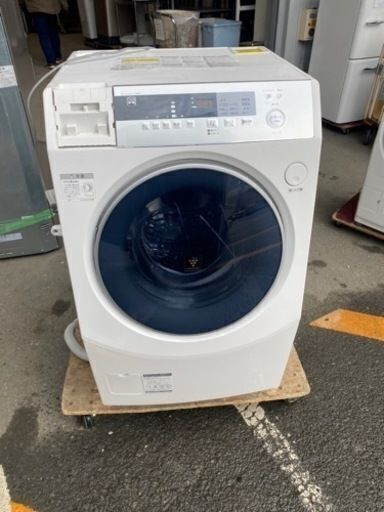 福岡市内配送設置無料　ES-ZH1-WL ドラム式洗濯乾燥機 ホワイト系 [洗濯10.0kg /乾燥6.0kg /ヒーター乾燥(水冷・除湿タイプ) /左開き]