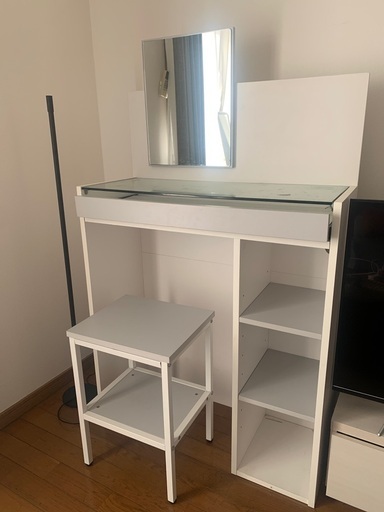 【美品】ドレッサー　椅子付き