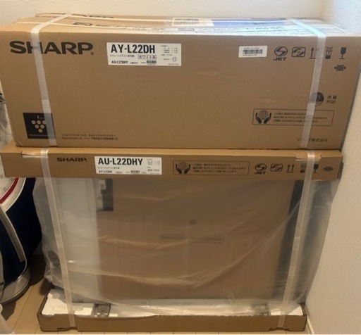 エアコン【新品未開封】SHARP AY-L22DH-W