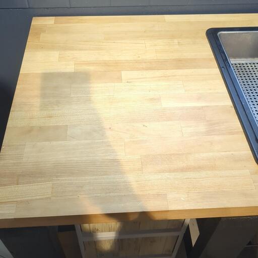 18日まで　キッチン　シンク　IKEA　天然木 18日まで キッチン シンク IKEA 天然木