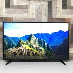 即日受渡❣️42.5型4K液晶モニター　スピーカー搭載オーバード...