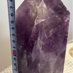 アメジスト　六角柱　パワーストーン　レインボー