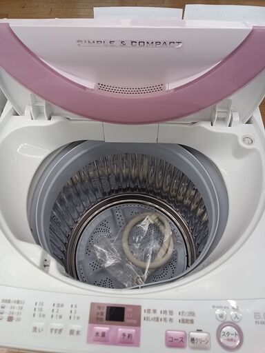 ★ジモティ割あり★ SHARP 洗濯機　 6.0Kg 17年製 動作確認／クリーニング済み TK1617
