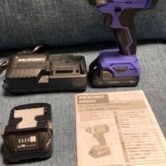 HiKOKI コードレスインパクトドライバ FWH 18DA　18Vバッテリー×2・充電器付