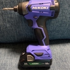 HiKOKI コードレスインパクトドライバ FWH 18DA　18Vバッテリー×2・充電器付