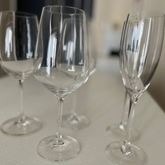 ワイングラス　シャンパングラス計5脚