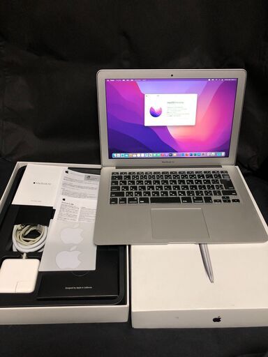 MacBook Air 13インチ Early 2015 MMGF2J/A・箱付きセット・MacOS(Monterey)＆Office2019とWin11(最新23H2版)＆Office2010との都度選択起動可能