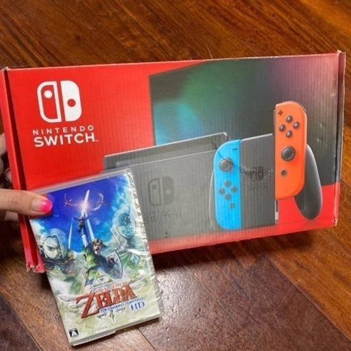美品 ニンテンドー switch 未開封ゼルダのソフト付き！