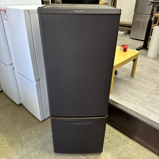 【パナソニック】2ドア 冷凍冷蔵庫 168L NR-B17CW-T 2020年 マットビターブラウン 耐熱トップテーブル 大きめ冷凍室
