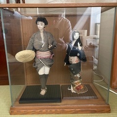 創作日本人形　高級ガラスケース