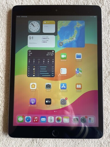 iPad 第９世代 10.2インチA2602 Wi-Fi silver ６４GB  バッテリー８７%　Ｂ