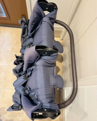 エアバギーココダブルEXフロムバース （アースブルー） COCO DOUBLE EX FROM BIRTH - AIRBUGGY | ベビーカーのエアバギー