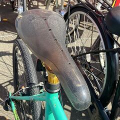 CaIamita Ciao 6段ギア付き 26インチ クロスバイク 自転車 チャリ スポーツタイプ グリーン No.711● ※現金、クレジット、スマホ決済対応※