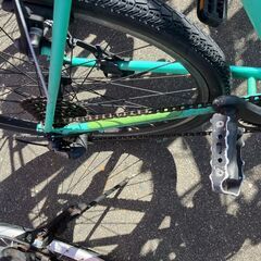 CaIamita Ciao 6段ギア付き 26インチ クロスバイク 自転車 チャリ スポーツタイプ グリーン No.711● ※現金、クレジット、スマホ決済対応※