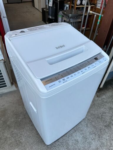 【動作保証あり】HITACHI 日立 ビートウォッシュ 2020年 BW-V70F 7.0kg 洗濯機 ①【管理KRS644】