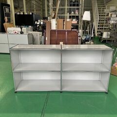 大阪⭐️エコマックス♻️「S241」状態良好！USM ハラー 2列2段 ピュアホワイト オープン【大阪市プレミアム付商品券🎫利用可能！】