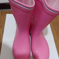 ピンク　レインブーツ　長靴　20cm