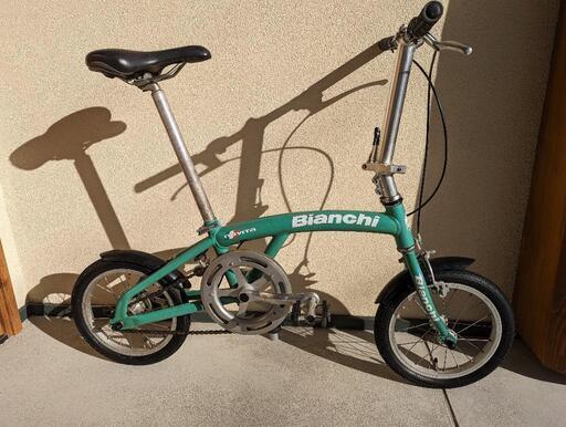 【大幅値下げ】Bianchi NOVITA 折り畳み ミニベロ チェレステ