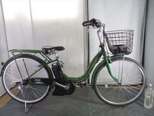 Ｄ312　★整備済み　中古電動自転車★ブリヂストン　アシスタ【26インチ　グリーン　6.2Ah　使用期間１年】
