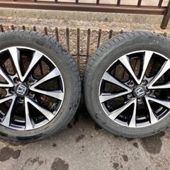 17インチ アルミホイール4本セット タイヤ溝2ミリ