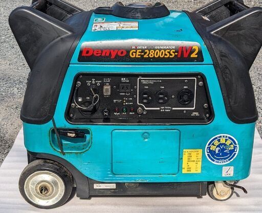 デンヨーインバーター発電機GE2800SS-Ⅳ２　動画あります。