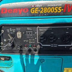 デンヨーインバーター発電機GE2800SS-Ⅳ2 動画あります。