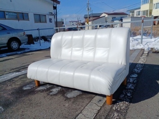美原店　2人用ソファ　ソファ　ホワイト