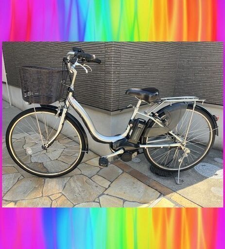 現行長生バッテリー ほぼ新品！8.7Ah　ヤマハ　パスナチュラ　26インチ　 電動自転車　電動アシスト自転車　2095