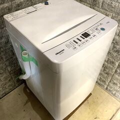 ☆ジモティ割あり☆ アクア AQUA 洗濯機 AQW-GS50J(W) 5.0kg 21年製 