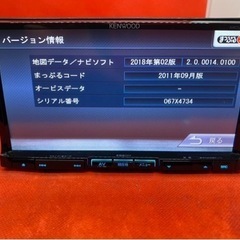 KENWOOD 上級ナビ　MDV-535DT フルセグTV 新品バックカメラ付き ち1