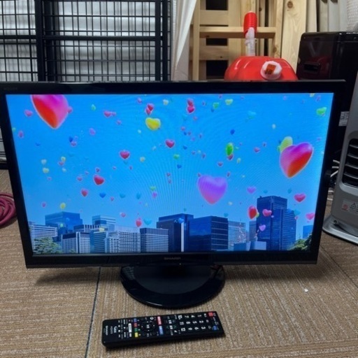 『寝室や子ども部屋に！』SHARP 24型LEDバックライト液晶テレビ