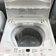 新生活応援！ YAMADA ヤマダ 洗濯機 YMW-T70H1 2023年製 高年式 7.0kg ヤマダセレクト 全自動洗濯 一人暮らし ファミリータイプ クリーニング済 堺市 石津【ジャングルジャングルサカイ石津店】
