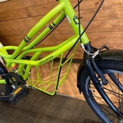 【ドッペルギャンガー330ROADYACHT前後タイヤ・チューブ新品！】7段変速　20インチミニベロ　ライムグリーン