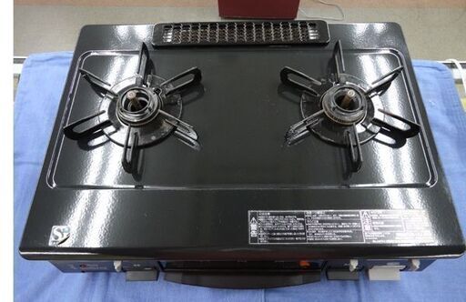 ガステーブル LPガス用 パロマ 2014年製 IC-80BE7-1R 右強火 幅59 