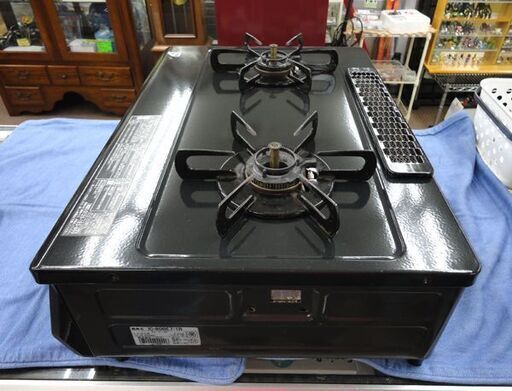 ガステーブル LPガス用 パロマ 2014年製 IC-80BE7-1R 右強火 幅59 