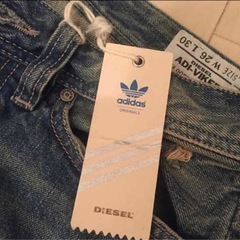 【未使用】タグ付き adidas×DIESEL  コラボジーンズ