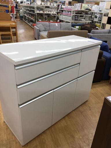 ★ジモティ割あり★  収納棚  W121×D48×H97 クリーニング済み SJ4992