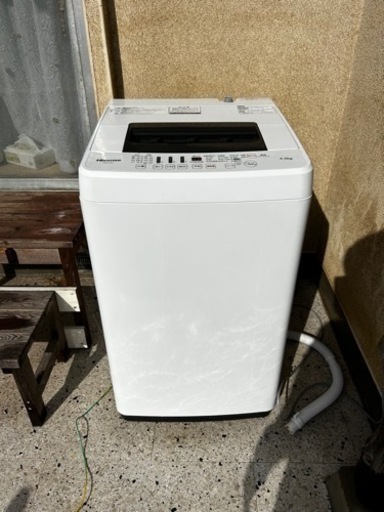 2016年製　4.5Kg　ハイセンス　洗濯機　美品
