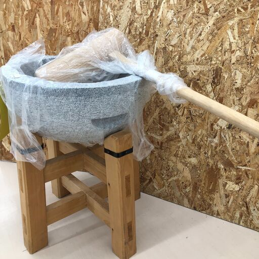 Wa725  餅つき 臼杵セット