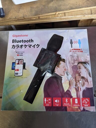 【新品・未使用・未開封】Gigastone Bluetooth カラオケマイク GJKM-8500BK